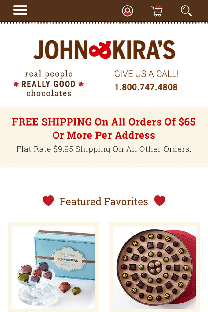 John & Kira&rsquo;s updated mobile site